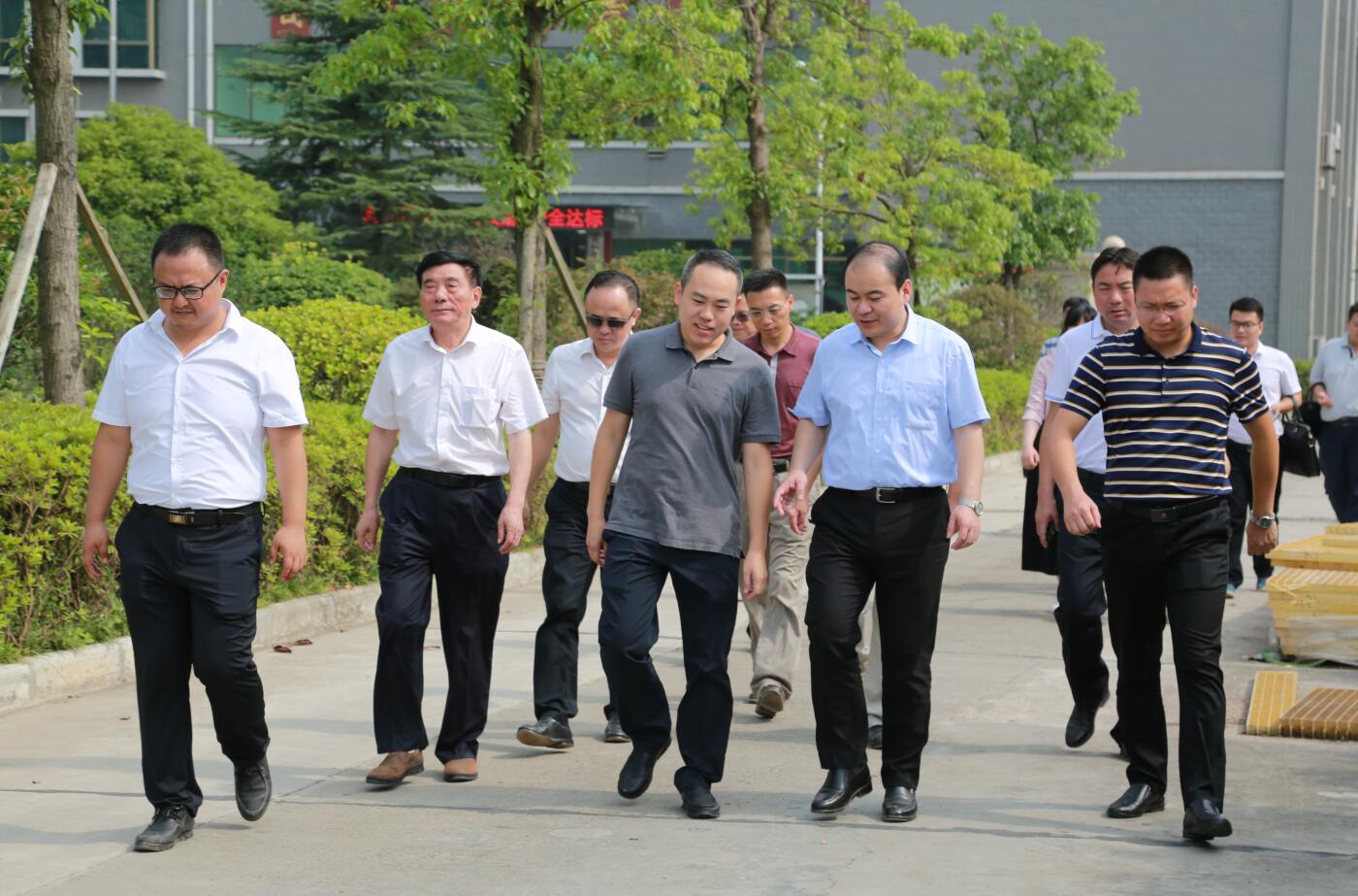 2018年7月，市委常委副市長(zhǎng)朱健一行蒞臨公司指導(dǎo).JPG